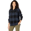 image:imageFjallraven Canada Womens Long Sleeve Shirt Wool Blend  Relaxed FitNavyBlack