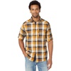 image:imageFjallraven Fjallglim Relaxed Shirt Mens Long Sleeve FlannelBuckwheat BrownDark Navy