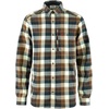image:imageFjallraven Fjallglim Relaxed Shirt Mens Long Sleeve FlannelWood BrownChalk White