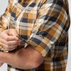 image:imageFjallraven Fjallglim Relaxed Shirt Mens Long Sleeve FlannelWood BrownChalk White