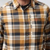 image:imageFjallraven Fjallglim Relaxed Shirt Mens Long Sleeve FlannelWood BrownChalk White
