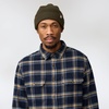 image:imageFjallraven Ovik Heavy Flannel Mens Long Sleeve Shirt Organic Cotton  Relaxed FitBlackGrey