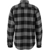 image:imageFjallraven Ovik Heavy Flannel Mens Long Sleeve Shirt Organic Cotton  Relaxed FitBlackGrey