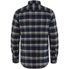 image:imageFjallraven Ovik Heavy Flannel Mens Long Sleeve Shirt Organic Cotton  Relaxed FitDark NavyBuckwheat Brown