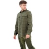 image:imageFjallraven Ovik Heavy Flannel Mens Long Sleeve Shirt Organic Cotton  Relaxed FitDeep Forestlaurel Green