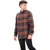 image:imageFjallraven Ovik Twill Mens Long Sleeve Shirt Organic Cotton  Relaxed FitAutumn LeafDark Navy