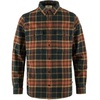 image:imageFjallraven Ovik Twill Mens Long Sleeve Shirt Organic Cotton  Relaxed FitAutumn LeafDark Navy