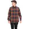 image:imageFjallraven Ovik Twill Mens Long Sleeve Shirt Organic Cotton  Relaxed FitAutumn LeafDark Navy