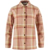 image:imageFjallraven Singi Flannel Overshirt Womens Long Sleeve Shirt Organic Cotton  Relaxed FitChalk RoseDusty Rose