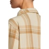 image:imageFjallraven Singi Flannel Overshirt Womens Long Sleeve Shirt Organic Cotton  Relaxed FitChalk WhiteDune Beige
