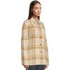 image:imageFjallraven Singi Flannel Overshirt Womens Long Sleeve Shirt Organic Cotton  Relaxed FitChalk WhiteDune Beige