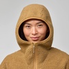 image:imageFjallraven Vardag Pile Fleece Long Womens Fleece FullZip Midlayer HoodyBlack