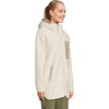 image:imageFjallraven Vardag Pile Fleece Long Womens Fleece FullZip Midlayer HoodyChalk White