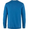 image:imageFjllrven 1960 Logo Badge Mens Sweatshirt  Organic Cotton Soft Fleece Warmth Classic Fit  Hiking TravelAlpine Blue