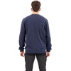 image:imageFjllrven 1960 Logo Badge Mens Sweatshirt  Organic Cotton Soft Fleece Warmth Classic Fit  Hiking TravelDark Navy