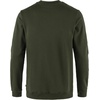 image:imageFjllrven 1960 Logo Badge Mens Sweatshirt  Organic Cotton Soft Fleece Warmth Classic Fit  Hiking TravelDeep Forest