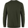 image:imageFjllrven 1960 Logo Badge Mens Sweatshirt  Organic Cotton Soft Fleece Warmth Classic Fit  Hiking TravelDeep Forest
