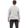 image:imageFjllrven 1960 Logo Badge Mens Sweatshirt  Organic Cotton Soft Fleece Warmth Classic Fit  Hiking TravelGreyMelange
