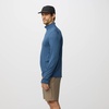 image:imageFjllrven Abisko Day Hike Mens Half Zip  Moisture Wicking Fabric Lightweight Comfortable Stretch  Hiking TrekkingIndigo Blue