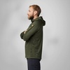 image:imageFjllrven Abisko Grid Fleece Hoodie Mens Jacket  Lightweight Breathable Stretch Grid Midlayer for Hiking Trekking OutdoorDeep Forest