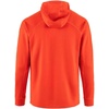 image:imageFjllrven Abisko Grid Fleece Hoodie Mens Jacket  Lightweight Breathable Stretch Grid Midlayer for Hiking Trekking OutdoorFlame Orange