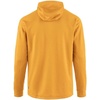 image:imageFjllrven Abisko Grid Fleece Hoodie Mens Jacket  Lightweight Breathable Stretch Grid Midlayer for Hiking Trekking OutdoorMustard Yellow