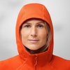 image:imageFjllrven Abisko Grid Fleece Hoodie Womens Jacket  Lightweight Breathable Stretch Grid Midlayer for Hiking TrekkingBreeze Blue