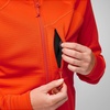 image:imageFjllrven Abisko Grid Fleece Hoodie Womens Jacket  Lightweight Breathable Stretch Grid Midlayer for Hiking TrekkingBreeze Blue