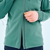 image:imageFjllrven Abisko Grid Fleece Hoodie Womens Jacket  Lightweight Breathable Stretch Grid Midlayer for Hiking TrekkingBreeze Blue