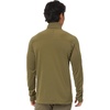 image:imageFjllrven Abisko Lite Mens Half Zip Fleece  Breathable Comfortable Lightweight Fleece Warmth  Hiking TrekkingGreen