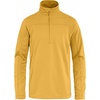 image:imageFjllrven Abisko Lite Mens Half Zip Fleece  Breathable Comfortable Lightweight Fleece Warmth  Hiking TrekkingOchre