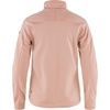 image:imageFjllrven Abisko Lite Womens Half Zip Fleece  Breathable Comfortable Lightweight Fleece Warmth  Hiking TrekkingChalk Rose