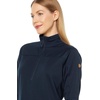 image:imageFjllrven Abisko Lite Womens Half Zip Fleece  Breathable Comfortable Lightweight Fleece Warmth  Hiking TrekkingDark Navy