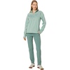 image:imageFjllrven Abisko Lite Womens Half Zip Fleece  Breathable Comfortable Lightweight Fleece Warmth  Hiking TrekkingMisty Green