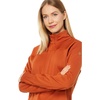 image:imageFjllrven Abisko Lite Womens Half Zip Fleece  Breathable Comfortable Lightweight Fleece Warmth  Hiking TrekkingTerracotta Brown