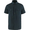 image:imageFjllrven Abisko Mens Short Sleeve Trekking Shirt  Comfortable Lightweight Breathable Fabric  Hiking TrekkingDark Navy