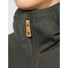 image:imageFjllrven Abisko Mens Trail Full Zip Hooded Fleece  Breathable Comfortable Lightweight Fleece Warmth  Hiking TrekkingDeep Forest
