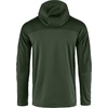 image:imageFjllrven Abisko Mens Trail Full Zip Hooded Fleece  Breathable Comfortable Lightweight Fleece Warmth  Hiking TrekkingDeep Forest