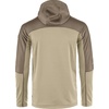image:imageFjllrven Abisko Mens Trail Full Zip Hooded Fleece  Breathable Comfortable Lightweight Fleece Warmth  Hiking TrekkingFossilSuede Brown