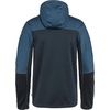 image:imageFjllrven Abisko Mens Trail Full Zip Hooded Fleece  Breathable Comfortable Lightweight Fleece Warmth  Hiking TrekkingIndigo BlueDark Navy