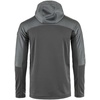 image:imageFjllrven Abisko Mens Trail Full Zip Hooded Fleece  Breathable Comfortable Lightweight Fleece Warmth  Hiking TrekkingIron GreyGrey