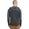 image:imageFjllrven Abisko Mens Trail Full Zip Hooded Fleece  Breathable Comfortable Lightweight Fleece Warmth  Hiking TrekkingIron GreyGrey