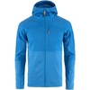 image:imageFjllrven Abisko Mens Trail Full Zip Hooded Fleece  Breathable Comfortable Lightweight Fleece Warmth  Hiking TrekkingUn Blue