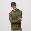 image:imageFjllrven Abisko Mens Wool Hoodie  Temperature Regulating Merino Wool Lightweight Warmth  Hiking TrekkingLaurel Green