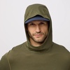 image:imageFjllrven Abisko Mens Wool Hoodie  Temperature Regulating Merino Wool Lightweight Warmth  Hiking TrekkingLaurel Green