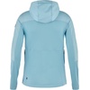 image:imageFjllrven Abisko Trail Womens Hooded Full Zip Fleece  Breathable Comfortable Lightweight Fleece Warmth  HikingBreeze Blue