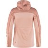 image:imageFjllrven Abisko Trail Womens Hooded Full Zip Fleece  Breathable Comfortable Lightweight Fleece Warmth  HikingChalk RoseDusty Rose