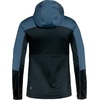 image:imageFjllrven Abisko Trail Womens Hooded Full Zip Fleece  Breathable Comfortable Lightweight Fleece Warmth  HikingDark NavyIndigo Blue