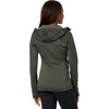 image:imageFjllrven Abisko Trail Womens Hooded Full Zip Fleece  Breathable Comfortable Lightweight Fleece Warmth  HikingDeep Forest
