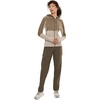 image:imageFjllrven Abisko Trail Womens Hooded Full Zip Fleece  Breathable Comfortable Lightweight Fleece Warmth  HikingFossilSuede Brown